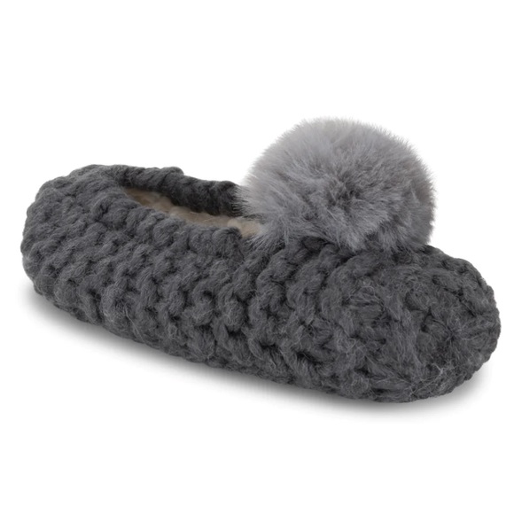 Pom Pom Ballerina Slippers - Picture 2 of 6